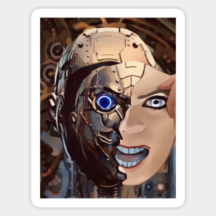 The Human Robot Sticker